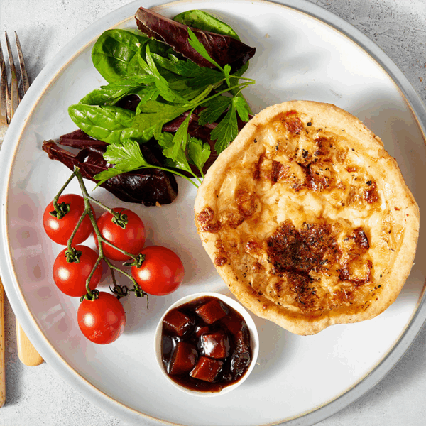 Thorner's Cheddar and Onion Quiche Small