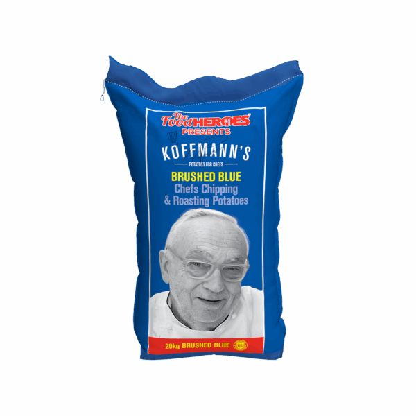 Koffmann’s Brushed Blue 60mm Chipping & Roasting Potatoes - Image 2
