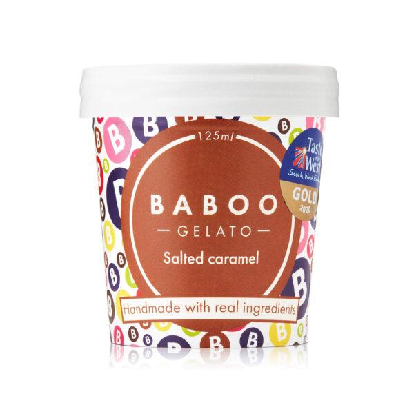 Baboo Salted Caramel Gelato Mini Tub - Image 2
