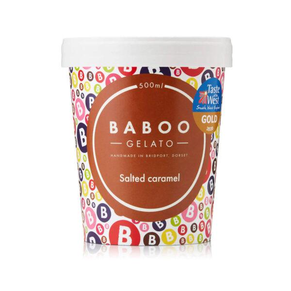 Baboo Salted Caramel Gelato 500ml - Image 2