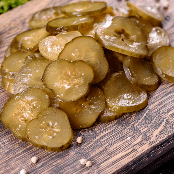 Sliced Pickled Cucumbers