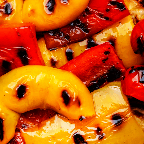 Peppers Char Roasted