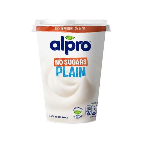 Alpro Soya Zero Sugars Yogurt - Image 2