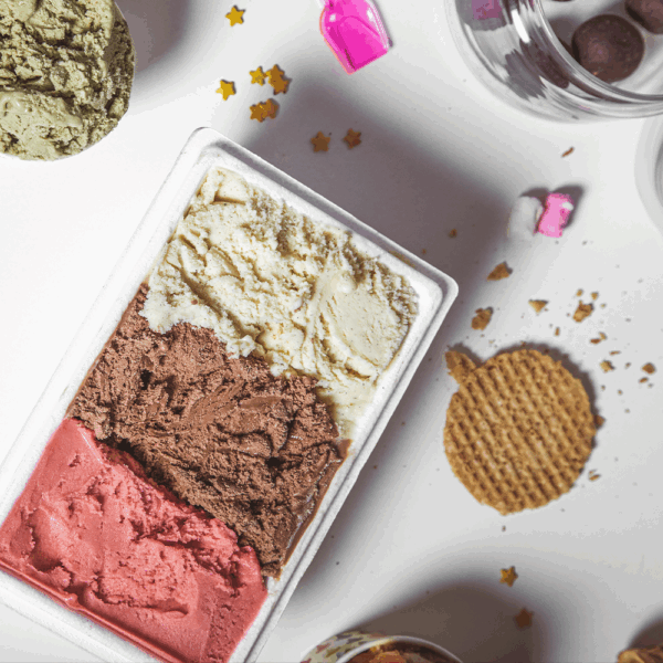 Ice Cream Container & Lid 2 Litre