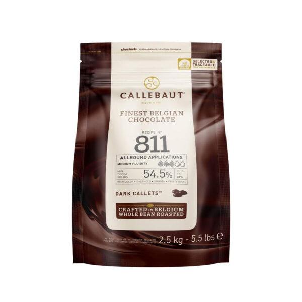 Callebaut Dark Select Chocolate 53.8% Callets - Image 2