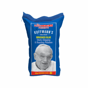 Koffmann’s Brushed Blue 60mm Chipping & Roasting Potatoes