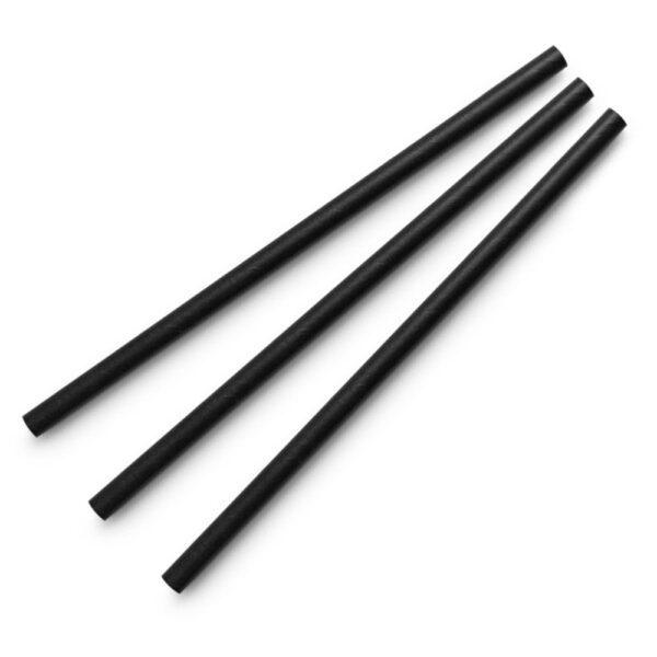 6mm Black Paper Straws - Image 2
