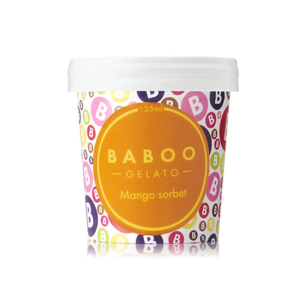 Baboo Mango Sorbet Mini Tub