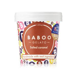 Baboo Salted Caramel Gelato Mini Tub