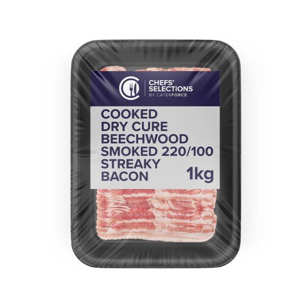Chefs' Selections Cooked Smoked Streaky Bacon - Image 2