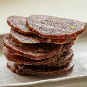 Hot Peppery Salami Slices