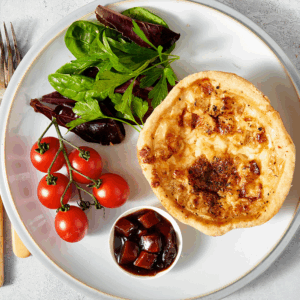 Thorner's Cheddar and Onion Quiche Small