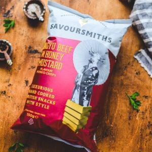 Savoursmiths Waygu Beef & Mustard Crisps