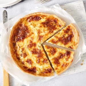 Thorner's Cheddar and Onion Quiche Large