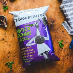 Savoursmiths Truffle and Rosemary Crisps