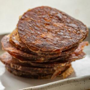 Garlic Salami Slices