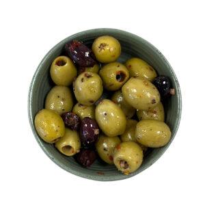 Edesia Mixed Pitted Olives with Chilli & Garlic
