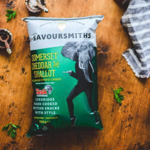 Savoursmiths Somerset Cheddar & Shallot  Crisps